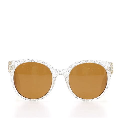 gucci gg0035s glitter sunglasses